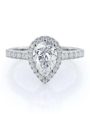 With Clarity Classic Pear Cut Engagement Ring
