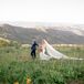 Bride and Groom Wedding Portraits at Lynn Britt Cabin in Aspen, Colorado