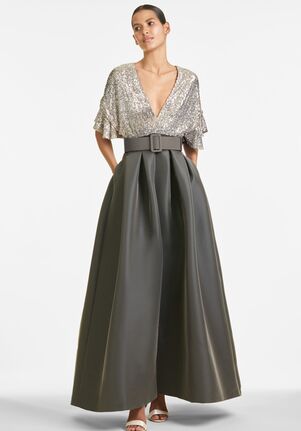 Sachin & Babi Simone Gown - S221G22-021 Silver Mother Of The Bride Dress