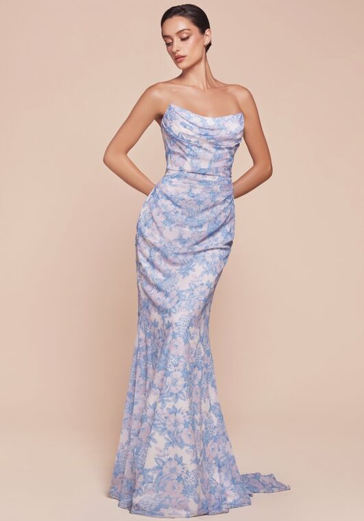 Ladivine 7445 Scoop Bridesmaid Dress - 3