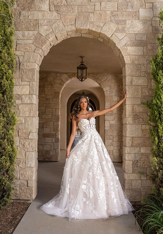 KITTY CHEN KACEY, H2522 A-Line Wedding Dress - 4