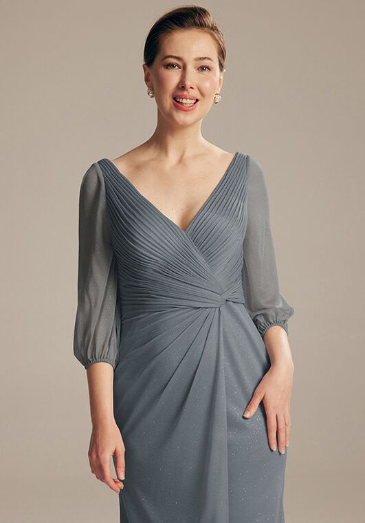 AW Bridal AW Nawab Dress Gray Mother Of The Bride Dress - 4