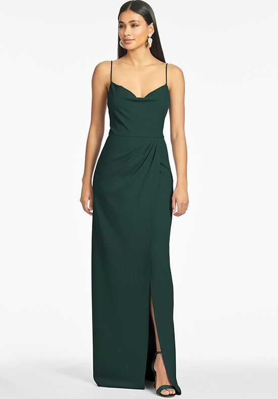 Sachin & Babi Paulina Gown - Emerald Scoop Bridesmaid Dress - 1