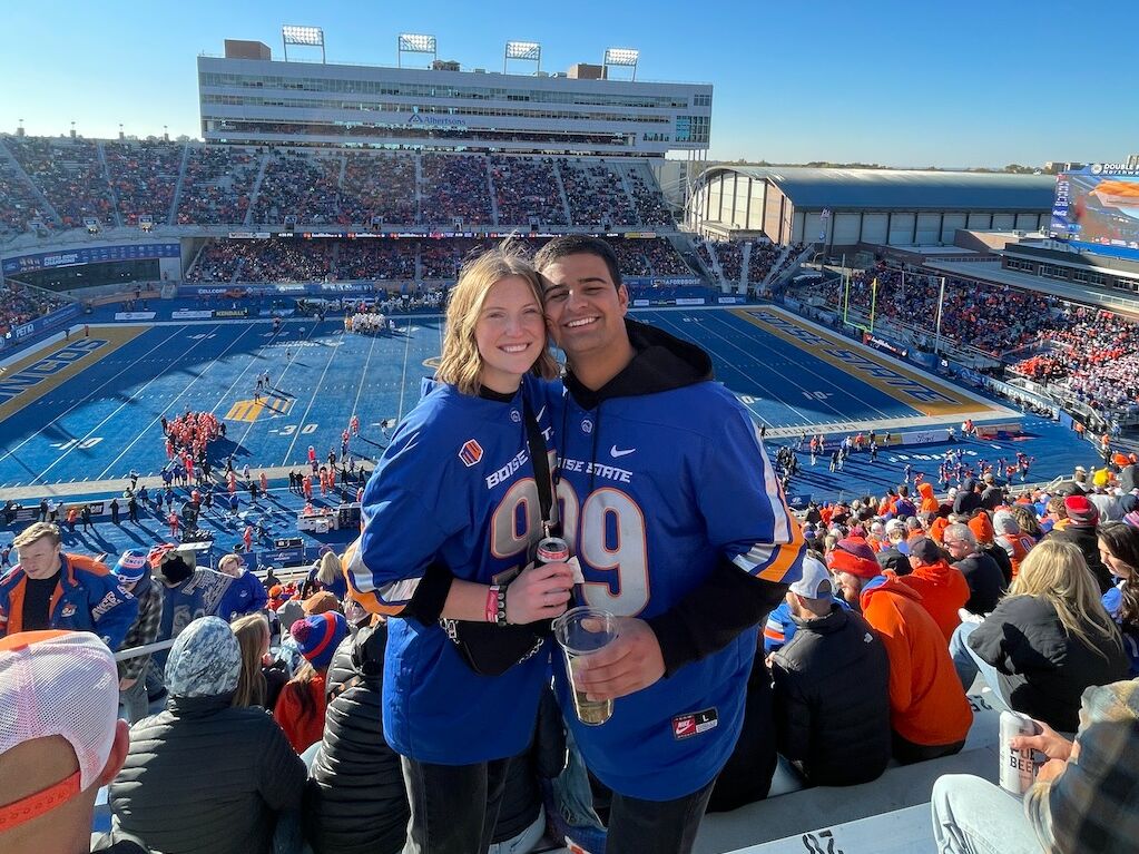 Picture of Cheering on the broncos!