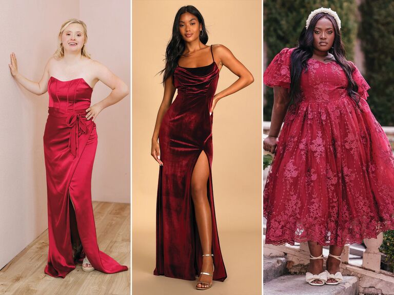 24 Trending Burgundy Bridesmaid Dresses for 2024