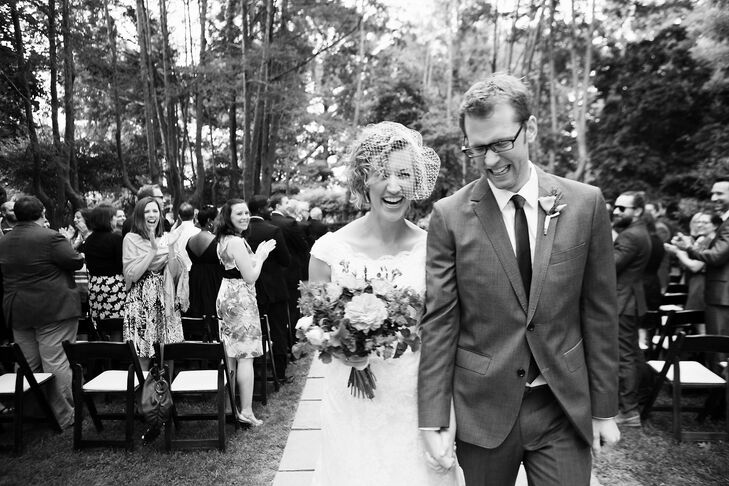 Joyful Newlyweds at Chevy Chase Wedding
