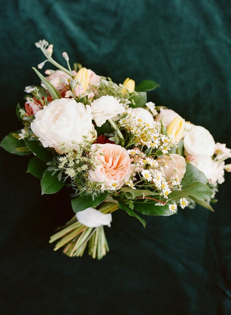 Classic garden rose bouquet