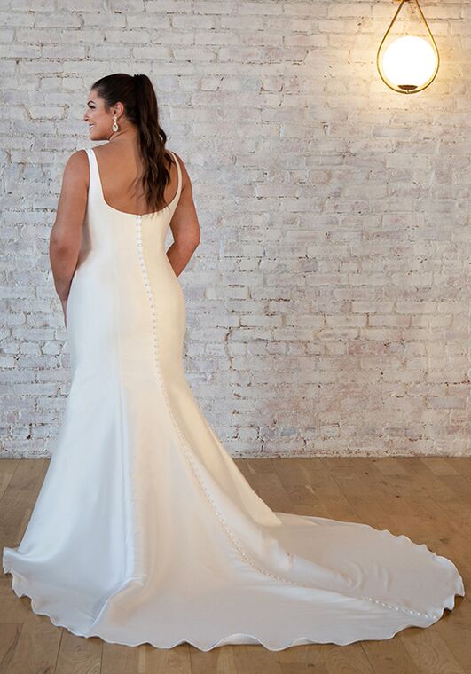 Stella York 7557 Fit-and-Flare Wedding Dress - 4