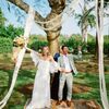 A Bohemian Wedding in Naples, Florida, with the Most Cheerful Yellow-and-Peach Palette