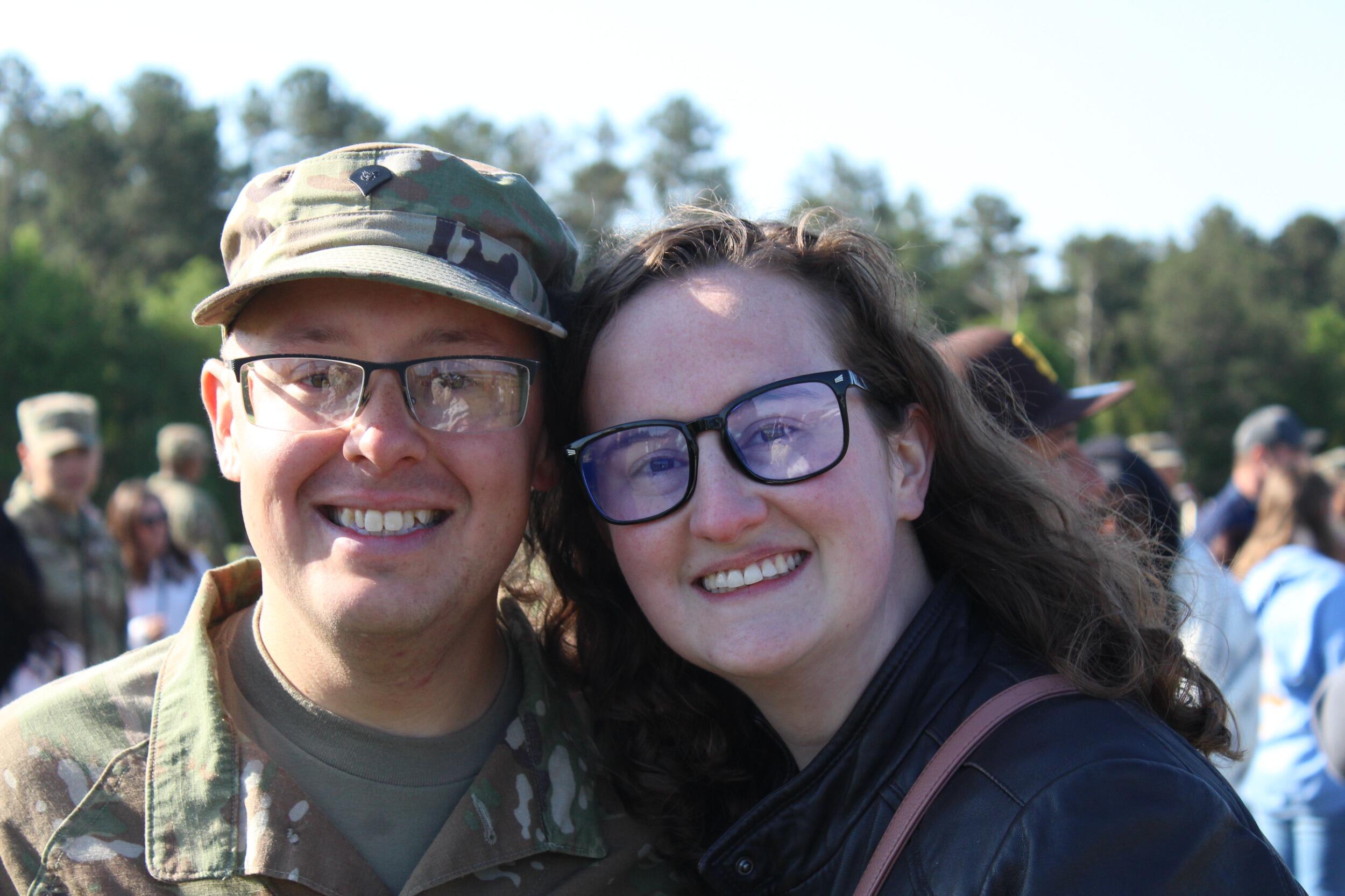 Seeing each other after 14 weeks!!