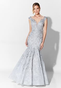 Ivonne D. 122D66 Silver Mother Of The Bride Dress