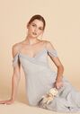 Birdy Grey Spence Convertible Dress in Dove Gray V-Neck Bridesmaid Dress - thumbnail - 3