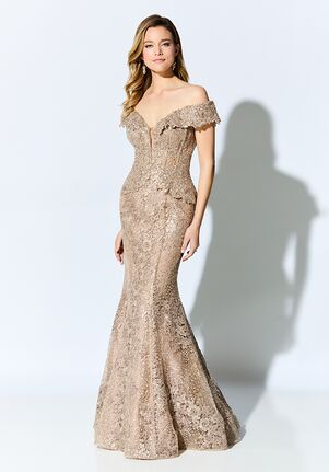 Ivonne D. ID900 Gold Mother Of The Bride Dress