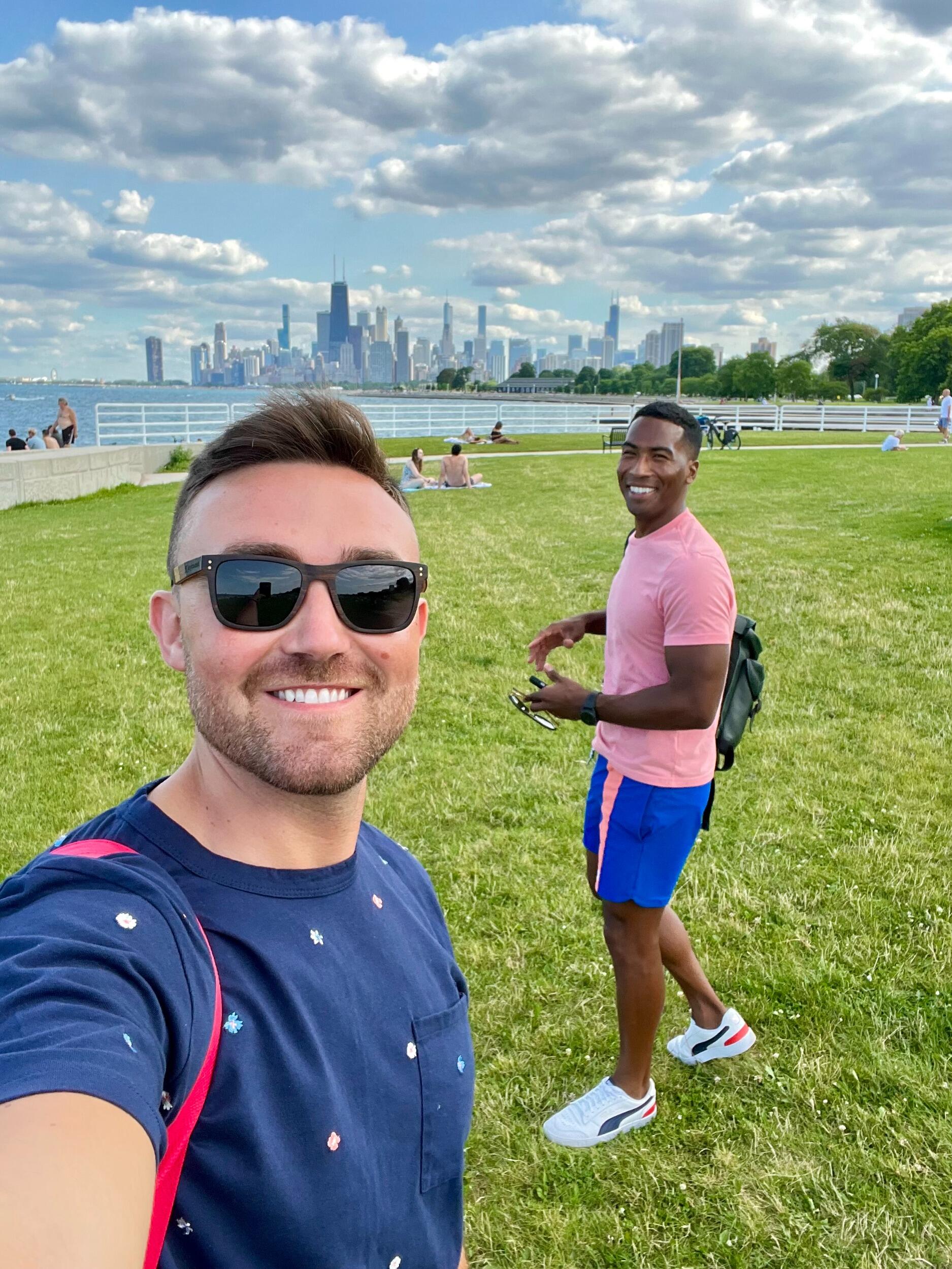 Dating: About a month and a half later, Josh visited Chicago again. This time the weekend included soccer games, an arcade date, darts, and lounging by the lake. By the end of the weekend, it was official: they were dating.