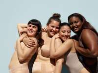 Group of women in bras
