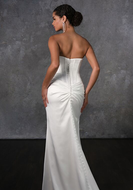Essense of Australia D4321 Column Wedding Dress - 5