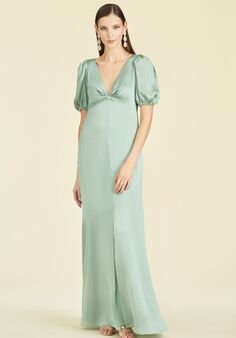 Sachin & Babi Alli Gown - Jade V-Neck Bridesmaid Dress