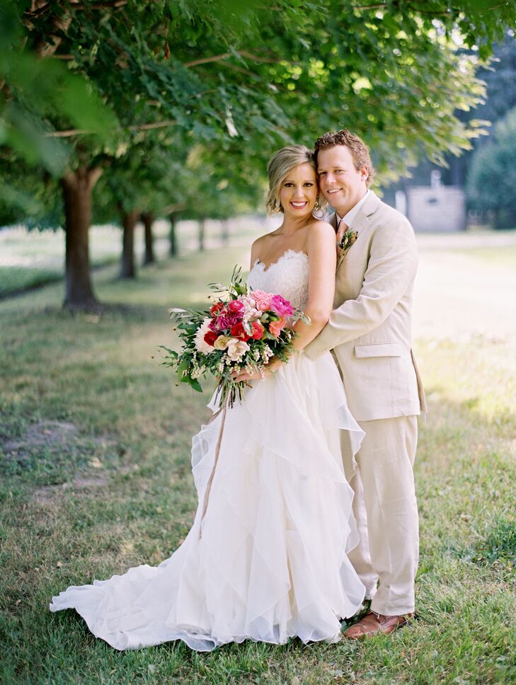 Kristina Smith (25 and an account coordinator at Periscope) and Joseph Donner (25 and a logistics specialist at Dart Advantage Logistics) met during t