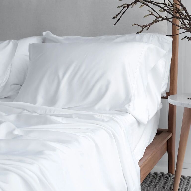 Sustainable Eucalypso silk sheet set traditional 12th anniversary gift