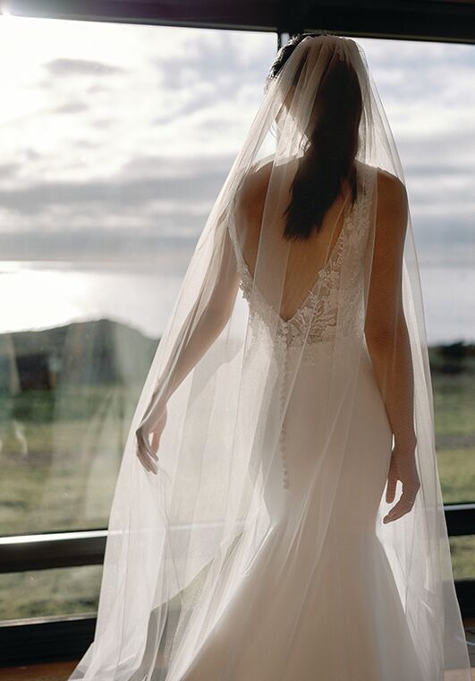 Adore by Justin Alexander Paloma Fit-and-Flare Wedding Dress - 3