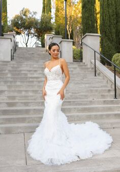 Essense of Australia D3604 Fit-and-Flare Wedding Dress