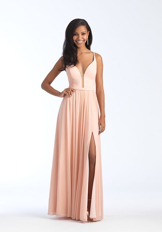 Allure Bridesmaids 1557 V-Neck Bridesmaid Dress - 4