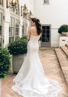 Stella York SY8163 Fit-and-Flare Wedding Dress