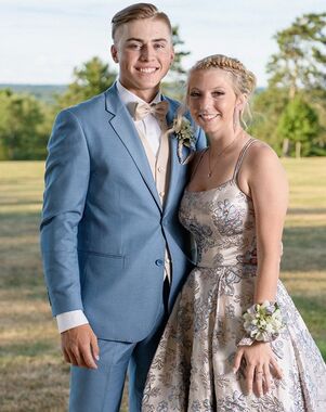 BLACKTIE KENNEDY Light Blue Wedding Suit Blue Tuxedo