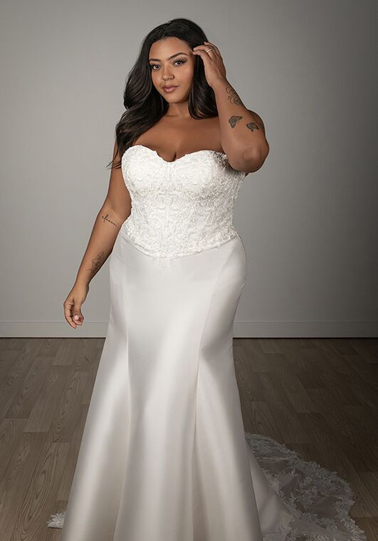 Stella York SY8163 Fit-and-Flare Wedding Dress - 5