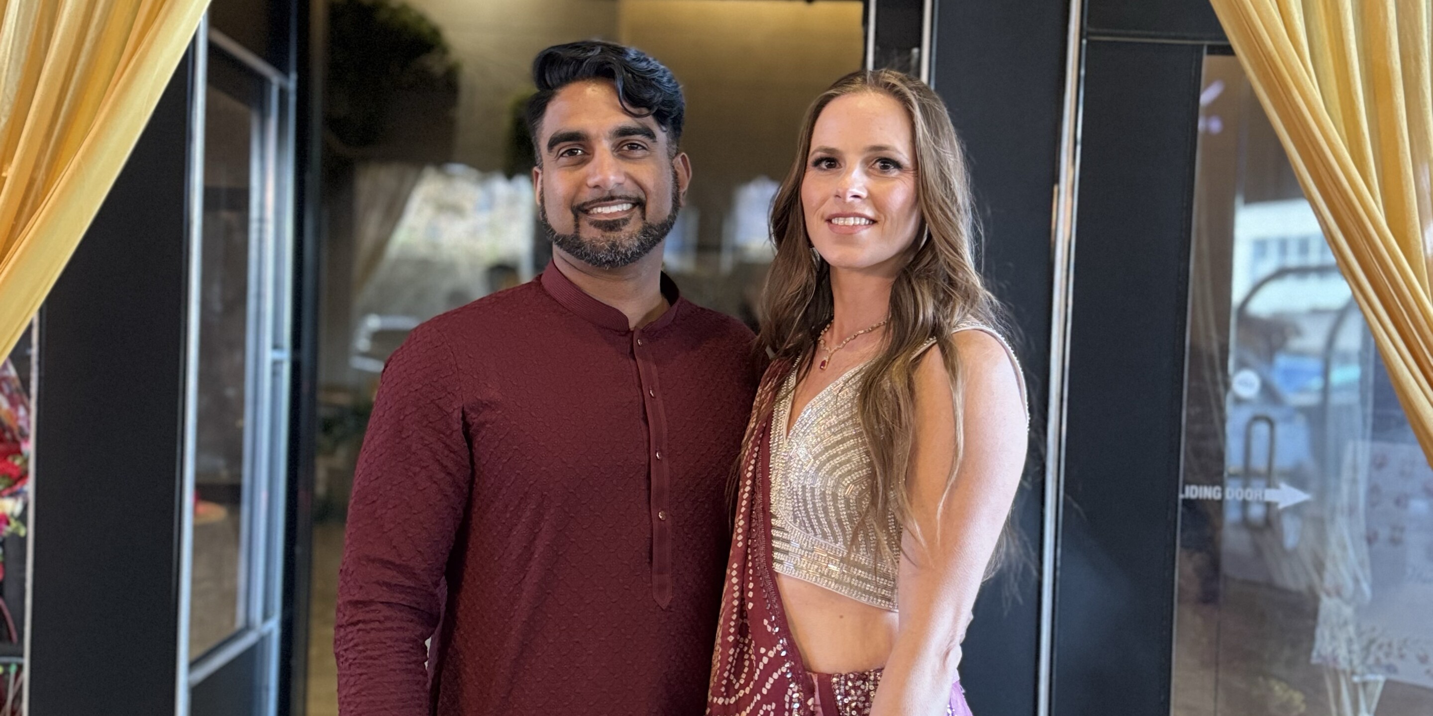 Dasha & Sameer Home Page Banner