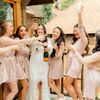 One Couple's Peachy-Hued Lakeside Wedding at Hellman-Ehrman Mansion in South Tahoe, California