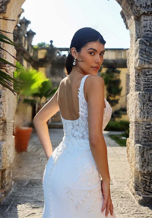 Stella York 7715 Column Wedding Dress - 5