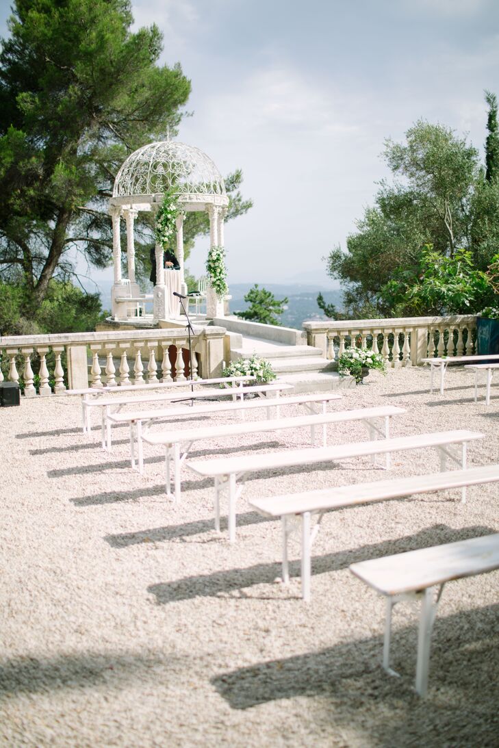 Château Saint George Hilltop Terrace Ceremony