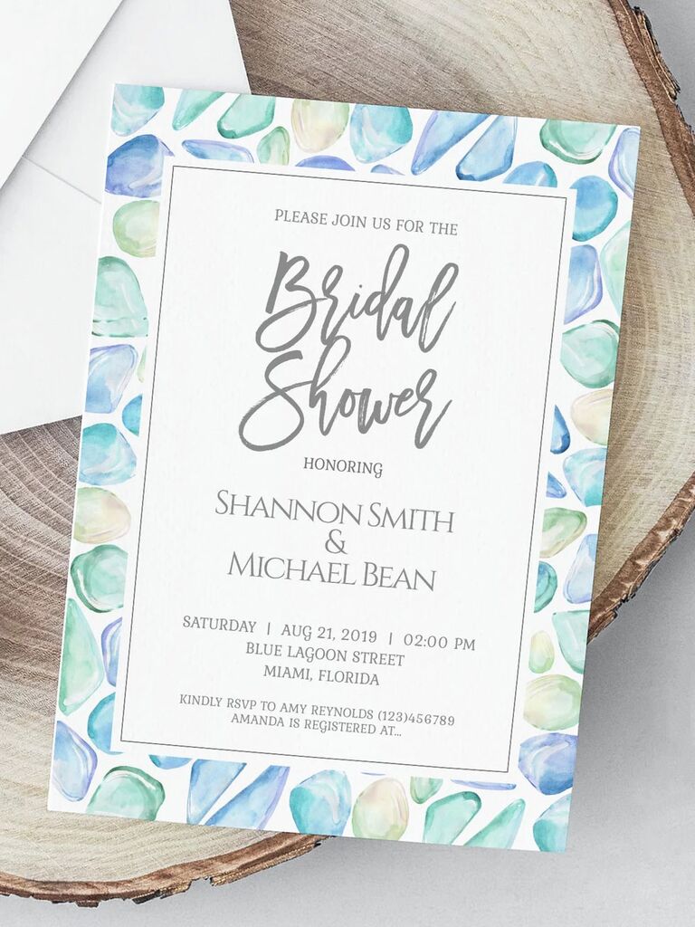22 Nautical Bridal Shower Invitations for Beach Lovers