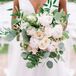 Rose-and-Eucalyptus Bouquet for Wedding at the Royal Crest Room in St. Cloud, Florida