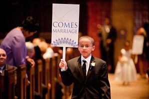 Ring Bearer Sign Ideas