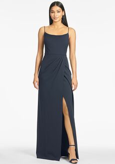 Sachin & Babi Paulina Gown - Navy Scoop Bridesmaid Dress