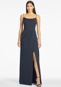 Sachin & Babi Paulina Gown - Navy Scoop Bridesmaid Dress - thumbnail - 1
