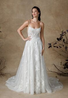 Justin Alexander Glenda A-Line Wedding Dress