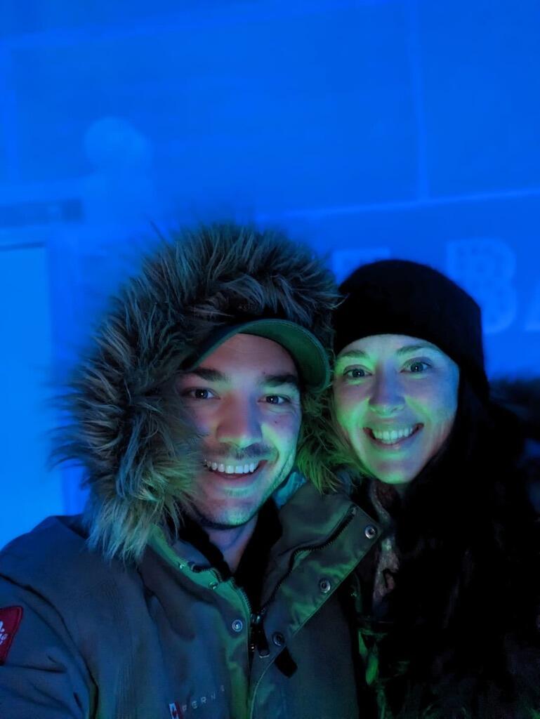 Ice bar in Fernie. 