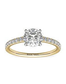 Blue Nile Round Cut Engagement Ring