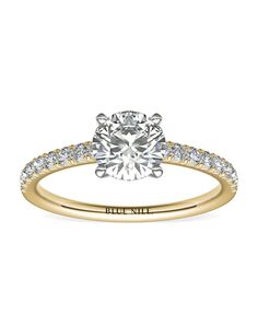 Blue Nile Round Cut Engagement Ring