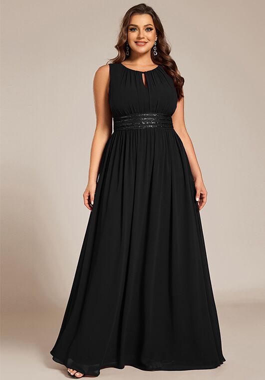 Ever-Pretty ES01955 Scoop Bridesmaid Dress - 3