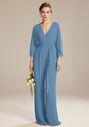 AW Bridal AW Flossie Jump Suit V-Neck Bridesmaid Dress - thumbnail - 4