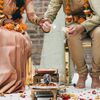 This Couple Had a Peach-and-Green Wedding at The Dalcy in Chicago, Illinois