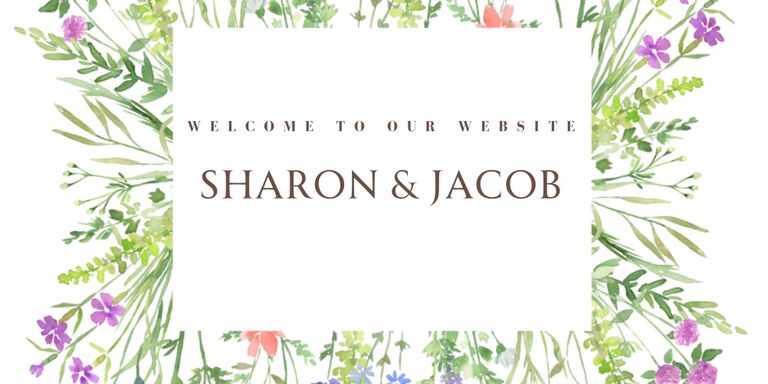 Sharon & Jacob Home Page Banner