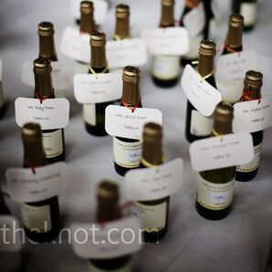 Wine Favor Escort Cards