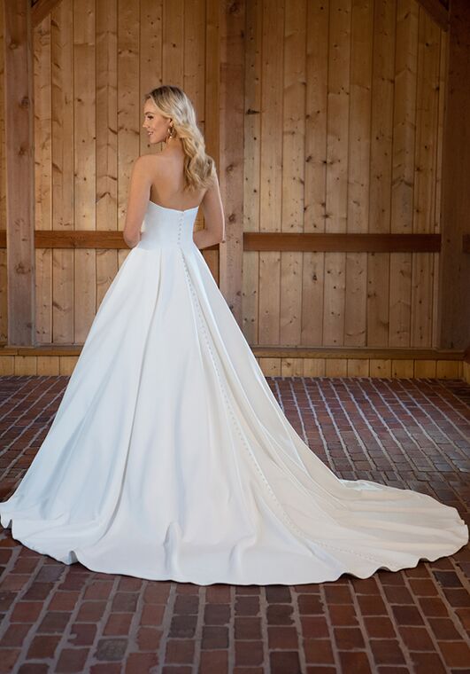 Essense of Australia D3596 Ball Gown Wedding Dress - 5