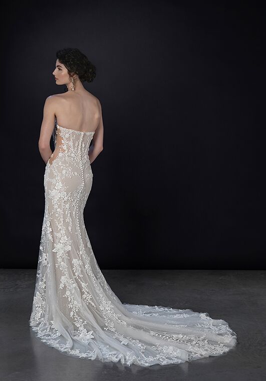 Martina Liana 1850 Column Wedding Dress - 5