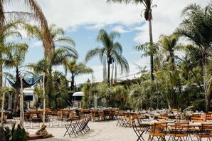 Desert Wedding Reception at Caravan Outpost in Ojai, California